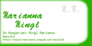 marianna mingl business card